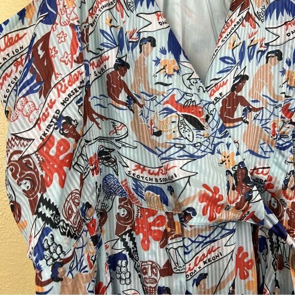 Scotch & Soda Keoni Jumpsuit Wide Leg Pockets Size M - Picture 8 of 10